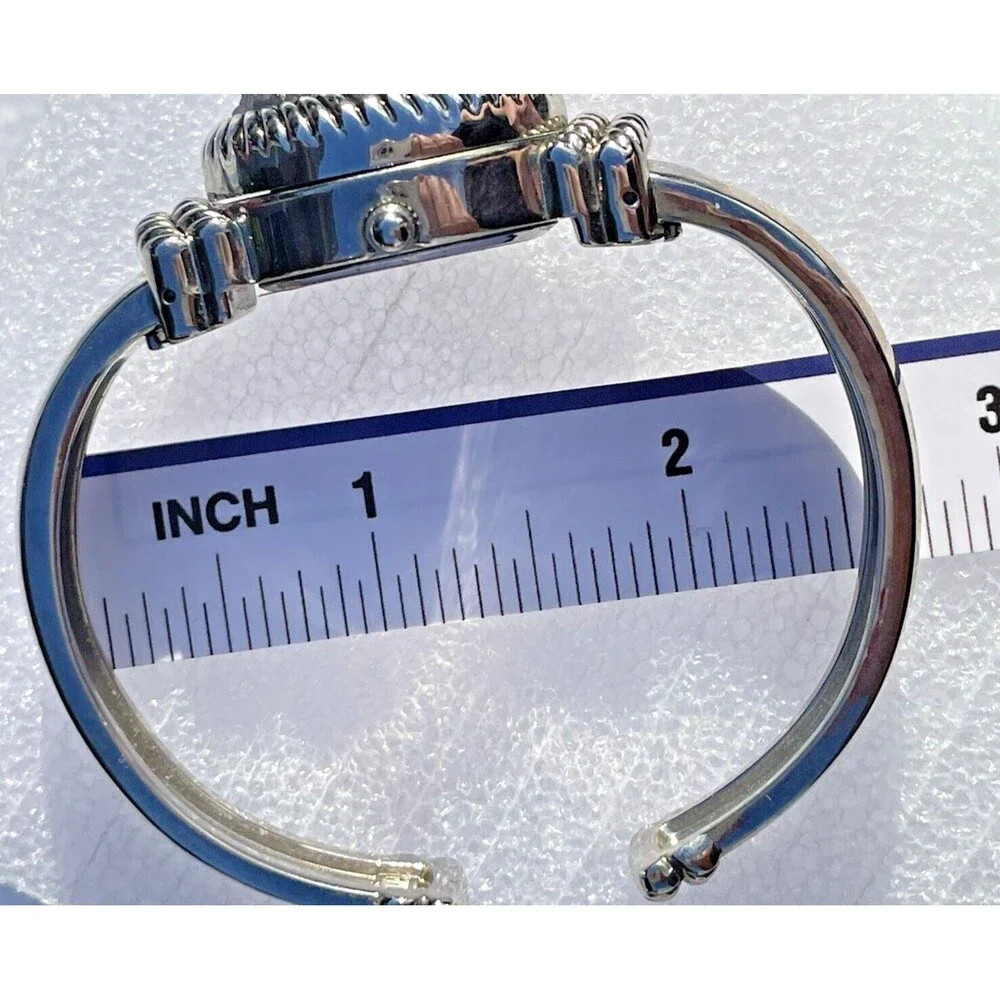 Gem Essence Women’s Wrist Watch Cover Flip Over Face Druzy Sparkle Bejeweled